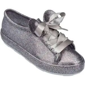Silver Glitter Women's Shoes